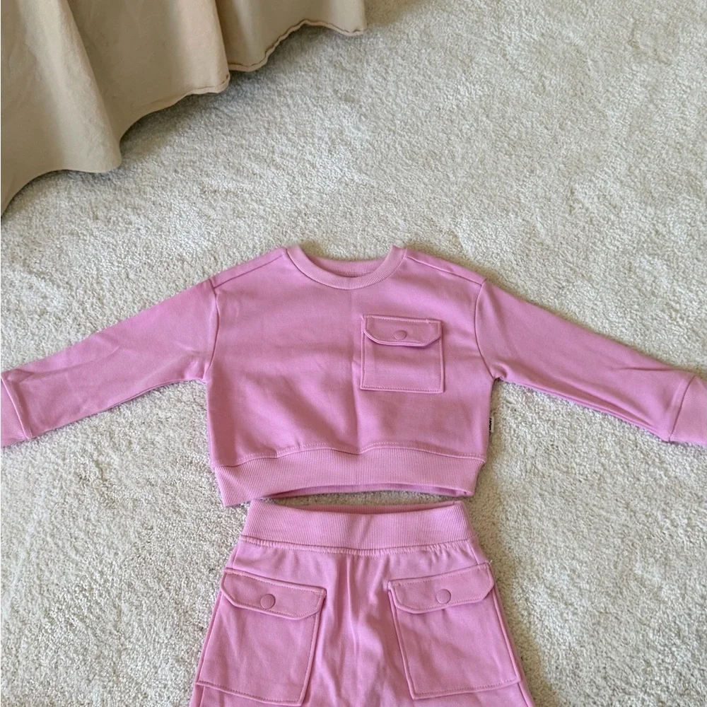 Dkny Pink Two-Piece Pocket Pajama Set